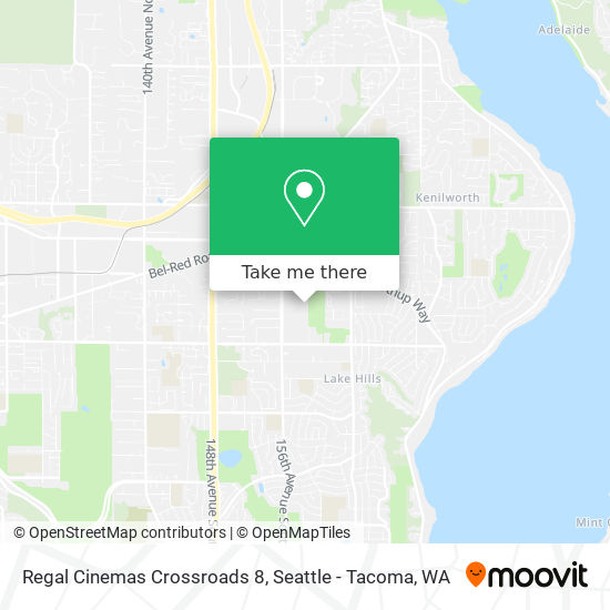 Mapa de Regal Cinemas Crossroads 8
