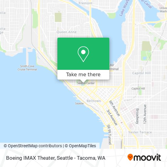 Boeing IMAX Theater map