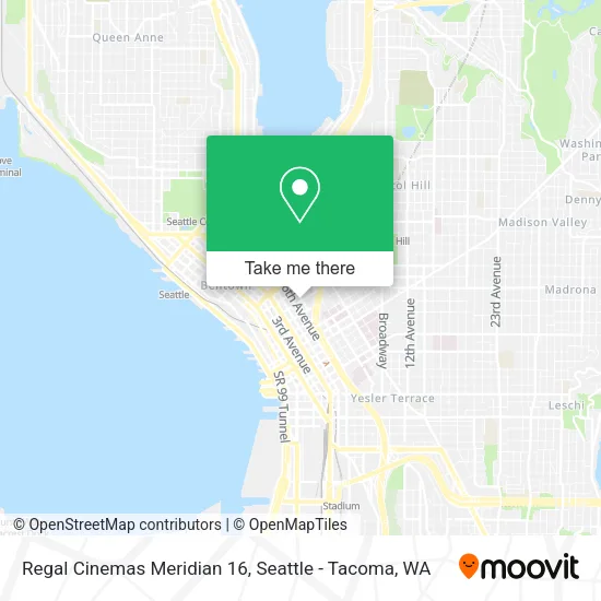 Regal Cinemas Meridian 16 map