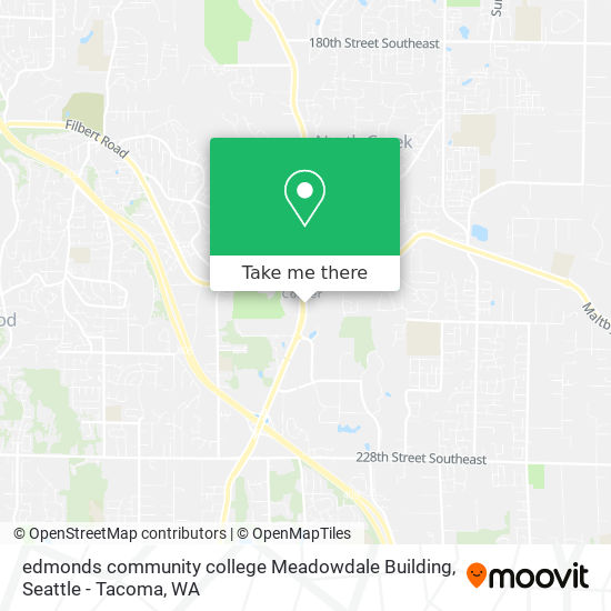 Mapa de edmonds community college Meadowdale Building