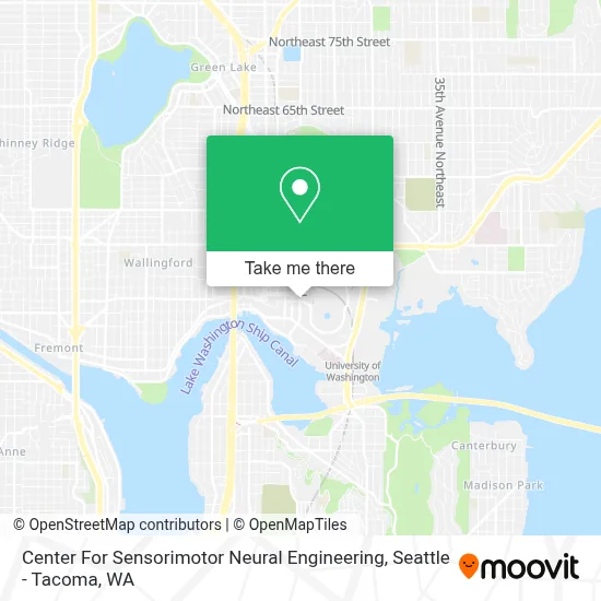 Center For Sensorimotor Neural Engineering map