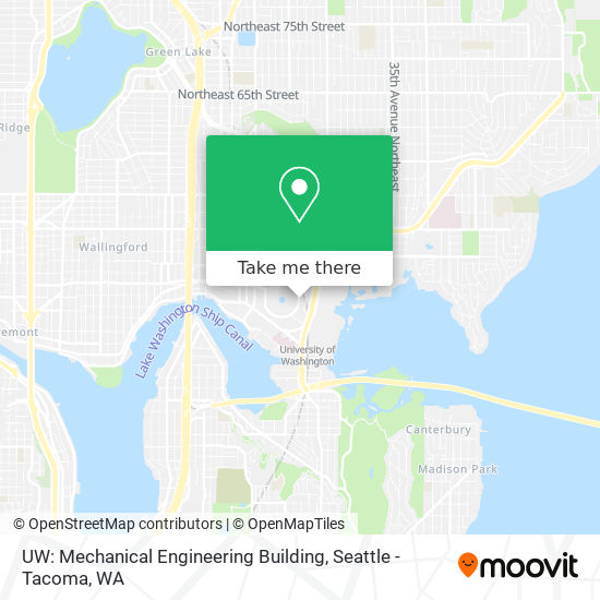 UW: Mechanical Engineering Building map