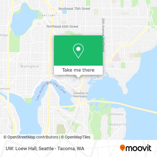 UW: Loew Hall map