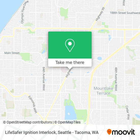 LifeSafer Ignition Interlock map