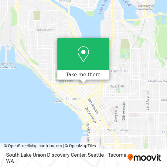 South Lake Union Discovery Center map