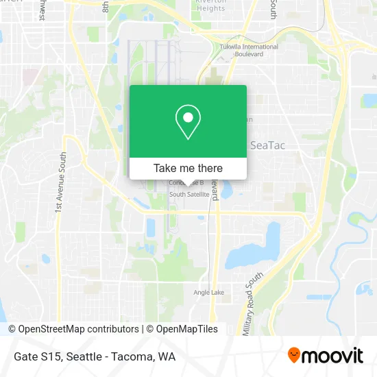 Gate S15 map