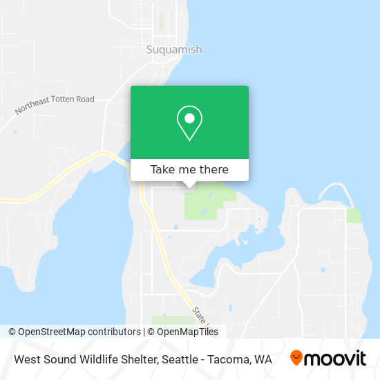 West Sound Wildlife Shelter map