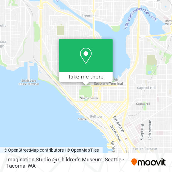 Mapa de Imagination Studio @ Children's Museum