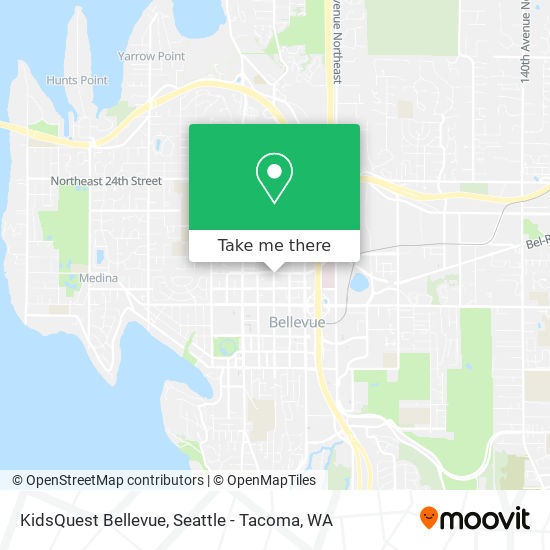 Mapa de KidsQuest Bellevue