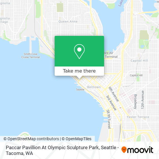 Mapa de Paccar Pavillion At Olympic Sculpture Park