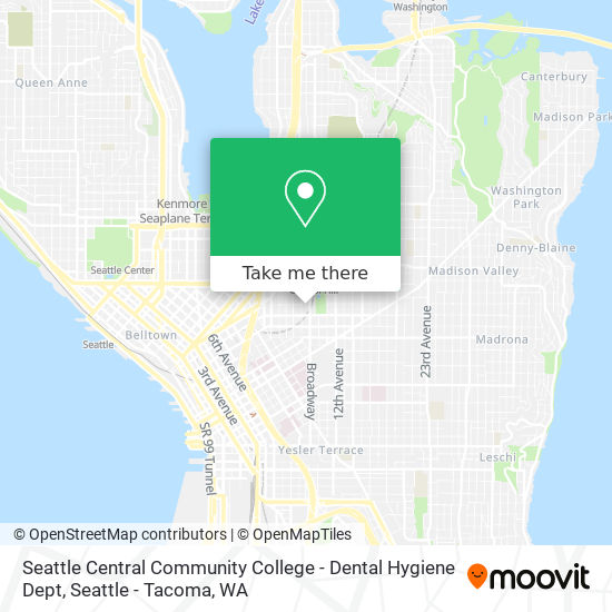 Mapa de Seattle Central Community College - Dental Hygiene Dept
