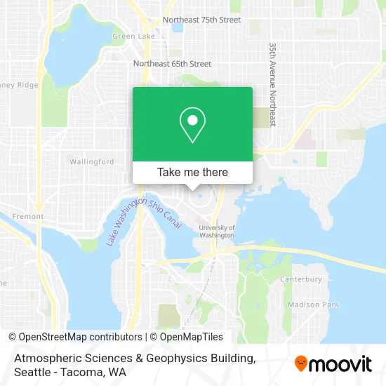 Mapa de Atmospheric Sciences & Geophysics Building
