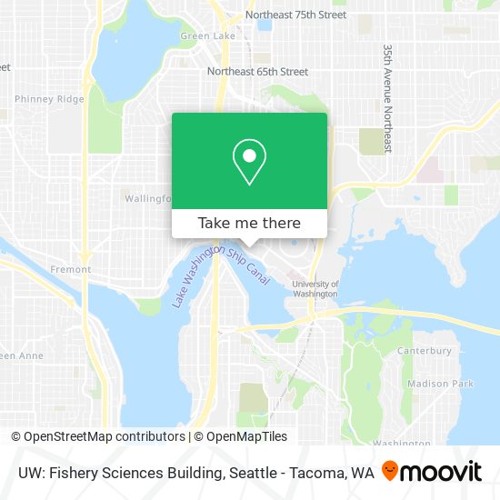 UW: Fishery Sciences Building map