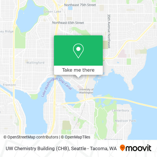 UW Chemistry Building (CHB) map
