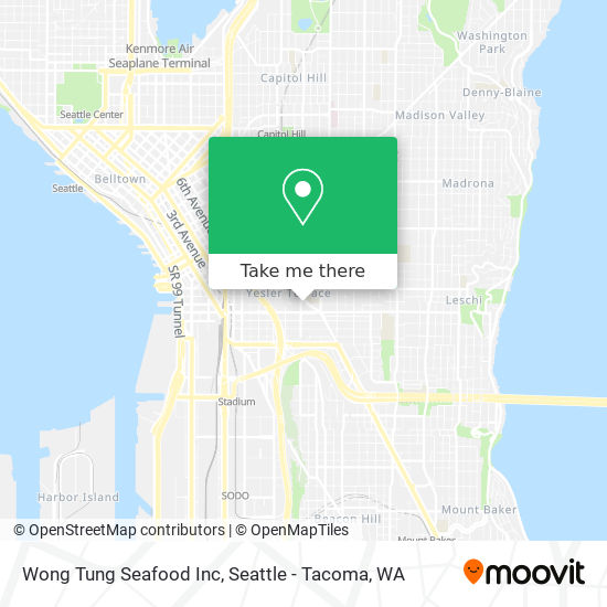 Mapa de Wong Tung Seafood Inc