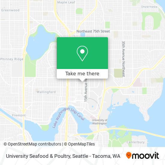 University Seafood & Poultry map