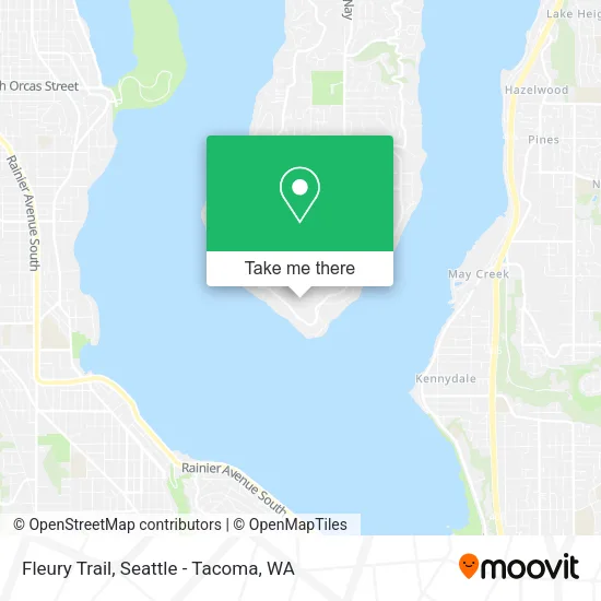 Fleury Trail map