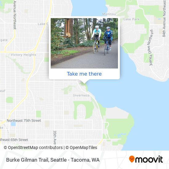 Burke Gilman Trail map