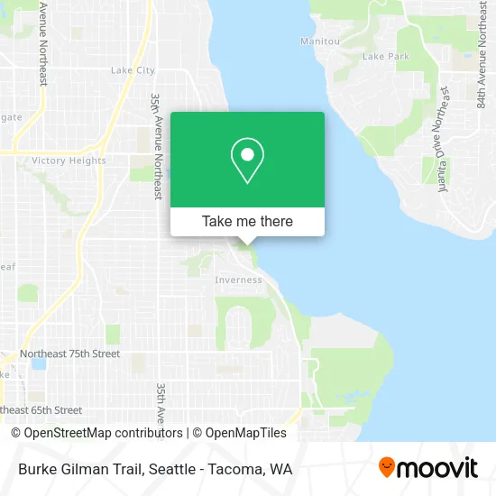 Burke Gilman Trail map