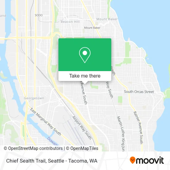 Chief Sealth Trail map