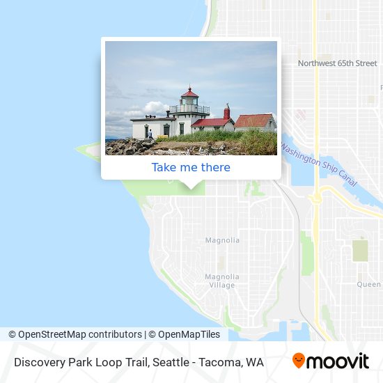 Discovery Park Loop Trail map