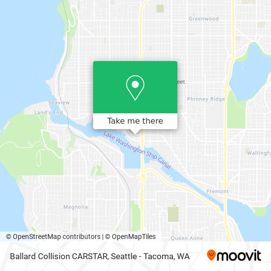 Ballard Collision CARSTAR map