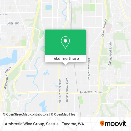 Ambrosia Wine Group map