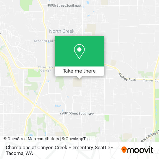 Champions at Canyon Creek Elementary map