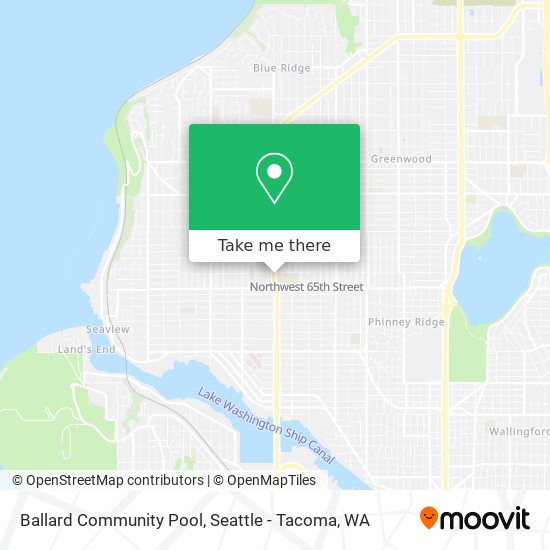 Ballard Community Pool map