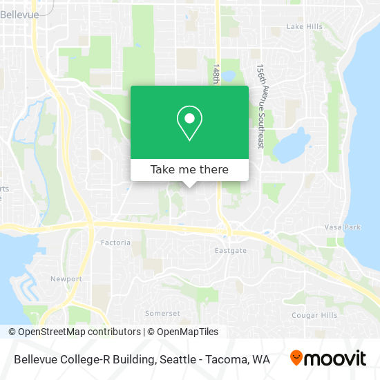 Mapa de Bellevue College-R Building