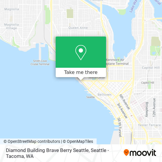 Mapa de Diamond Building Brave Berry Seattle