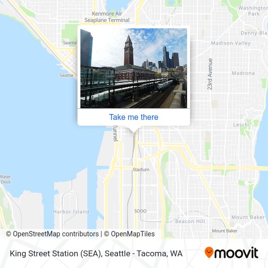 Mapa de King Street Station (SEA)