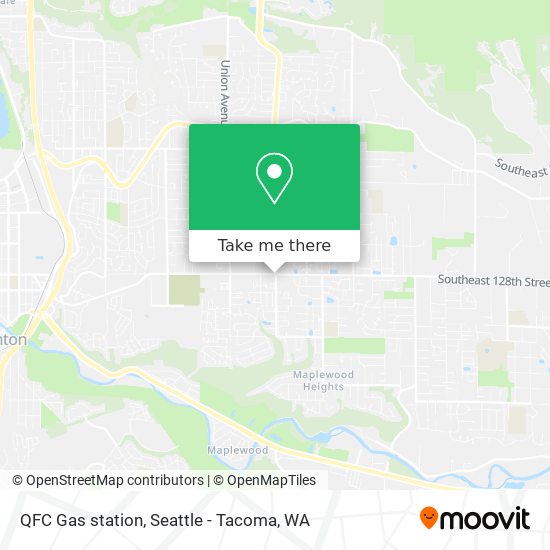 Mapa de QFC Gas station