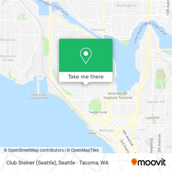 Club Steiner (Seattle) map