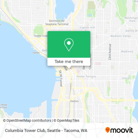 Columbia Tower Club map