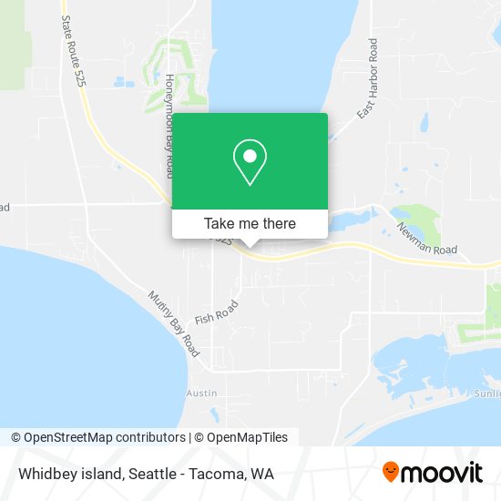 Whidbey island map