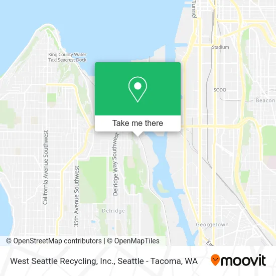 West Seattle Recycling, Inc. map