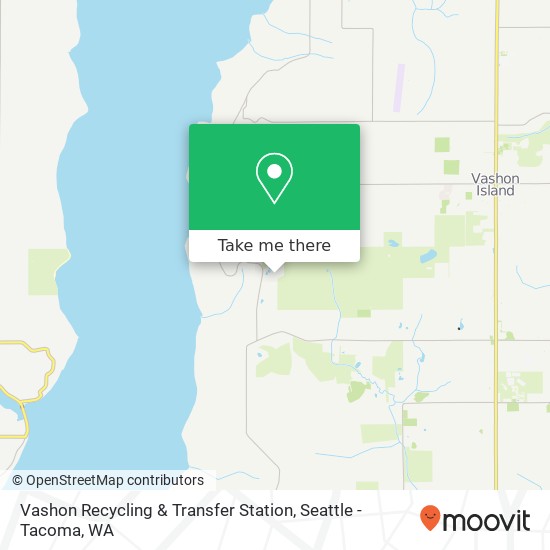 Vashon Recycling & Transfer Station map