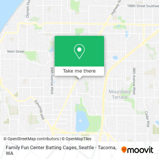 Mapa de Family Fun Center Batting Cages