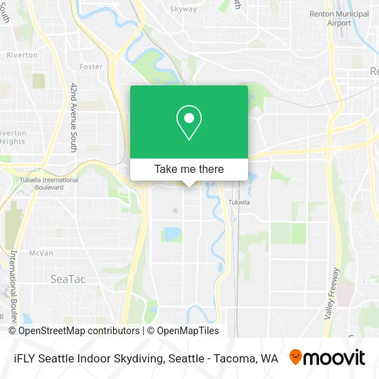 Mapa de iFLY Seattle Indoor Skydiving
