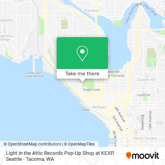 Light in the Attic Records Pop-Up Shop at KEXP map