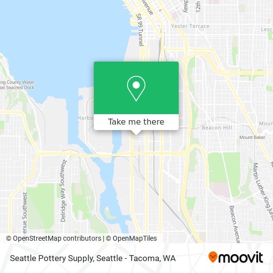 Seattle Pottery Supply map