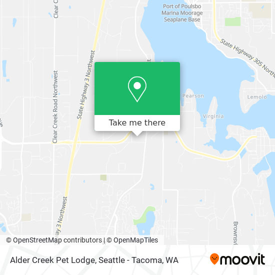 Alder Creek Pet Lodge map