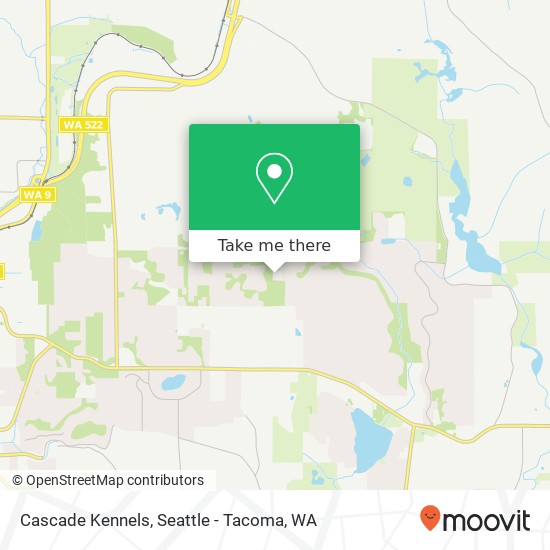 Cascade Kennels map