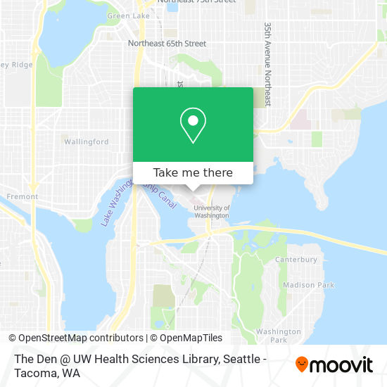 The Den @ UW Health Sciences Library map