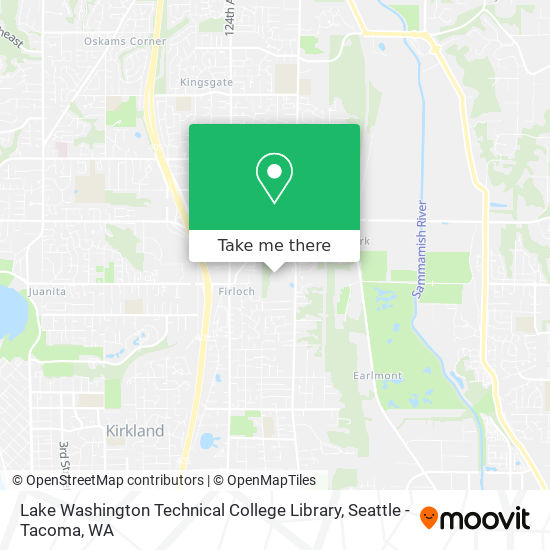 Lake Washington Technical College Library map
