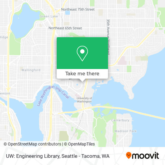 UW: Engineering Library map