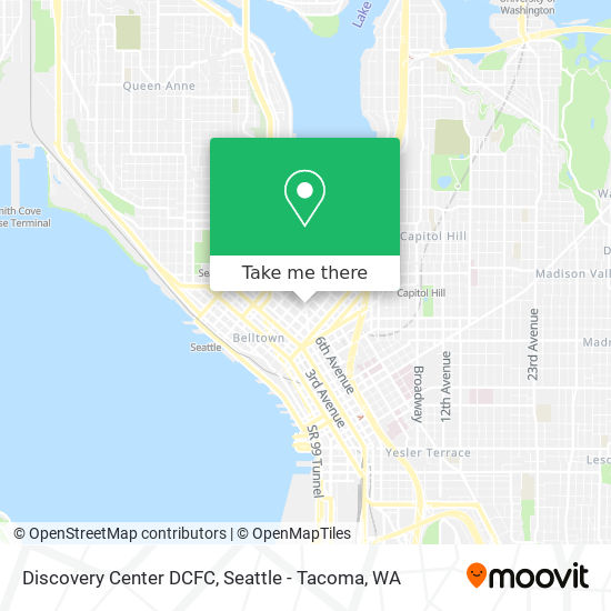 Discovery Center DCFC map