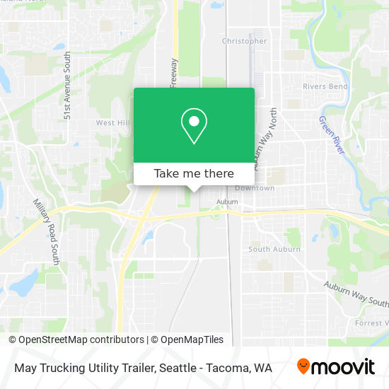 May Trucking Utility Trailer map