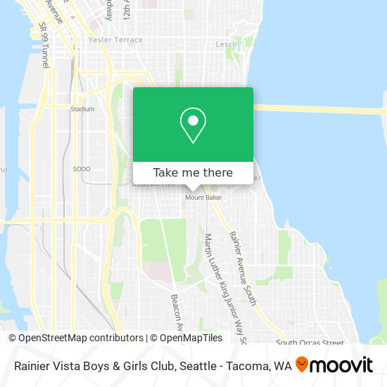 Rainier Vista Boys & Girls Club map